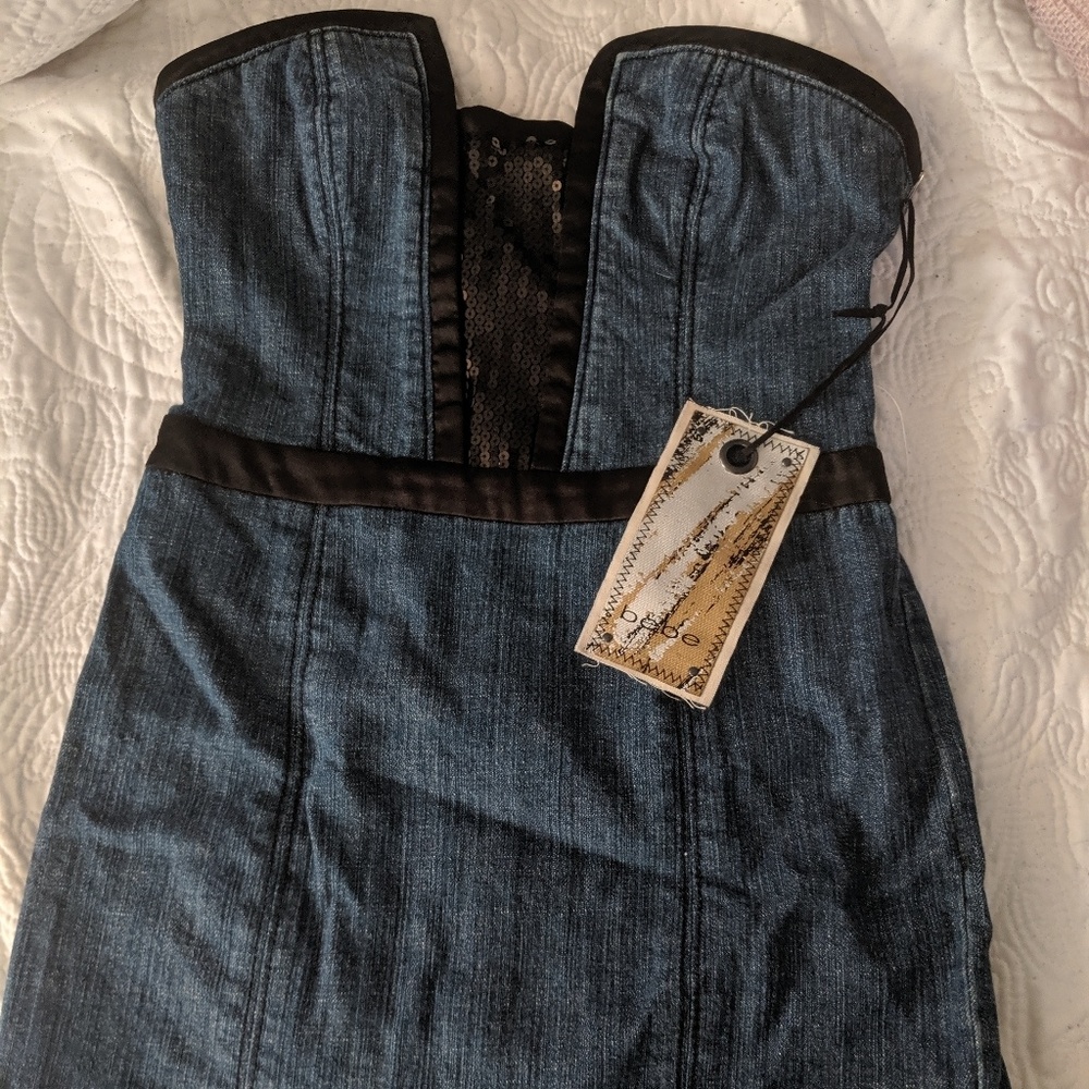 Bebe Jean Dress